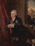 Ludwig Guttenbrunn Portrait of prince Alexey Kurakine oil painting on canvas